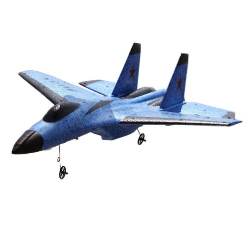 Радиоуправляемый самолет SU-35 для начинающих 2.4G - FX820-BLUE Радиоуправляемый самолет SU-35 для начинающих 2.4G - FX820-BLUE