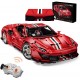 Конструктор CADA Ferrari 488 (3187 деталей, пульт, электропривод) - C61042W