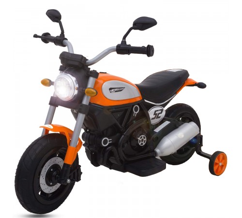 Детский мотоцикл Qike Чоппер оранжевый - QK-307-ORANGE Детский мотоцикл Qike Чоппер оранжевый - QK-307-ORANGE