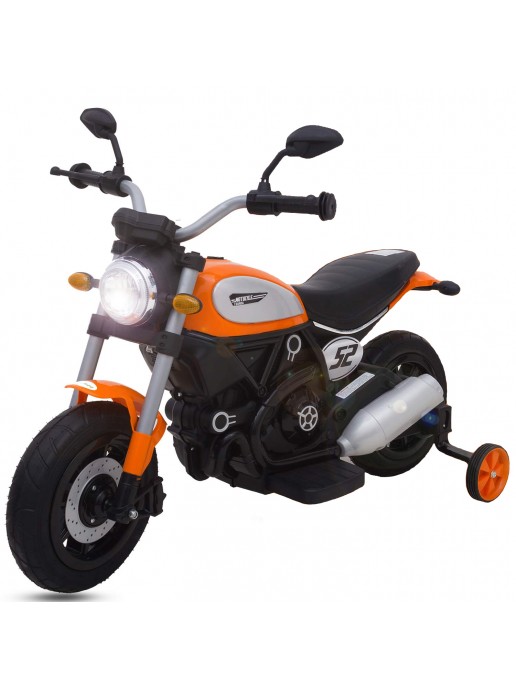 Детский мотоцикл Qike Чоппер оранжевый - QK-307-ORANGE