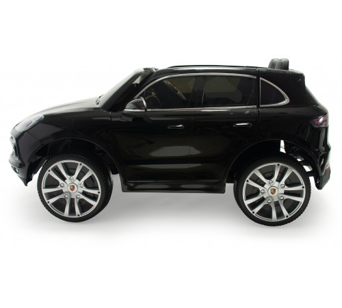 Детский электромобиль PORSCHE CAYENNE S 12V - JJ2128-BLACK-PAINT