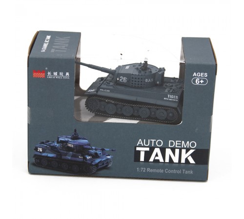 Радиоуправляемый танк Great Wall Tiger (серый, 49MHz, 1:72) - 2117-4 Радиоуправляемый танк Great Wall Tiger (серый, 49MHz, 1:72) - 2117-4
