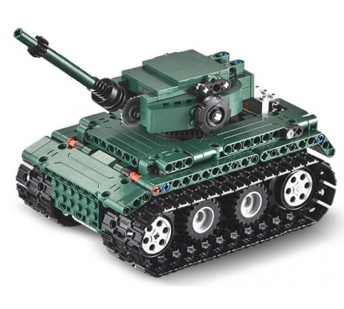 Конструктор Double E Cada Technics, Танк Tiger 1, 313 деталей, пульт управления - C51018W Конструктор Double E Cada Technics, Танк Tiger 1, 313 деталей, пульт управления - C51018W