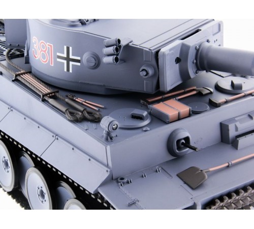 Радиоуправляемый танк Heng Long German Tiger MS version V7.0 масштаб 1:16 2.4G - 3818-1-UpgA-V7