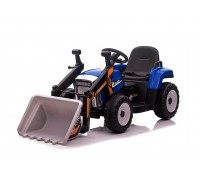Детский электромобиль XMX трактор с ковшом (синий, EVA, пульт, 12V) - XMX611U-BLUE