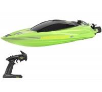 Радиоуправляемый катер с водяной помпой Green HydroJet (25 км/ч, 42 см) - HC807-GREEN