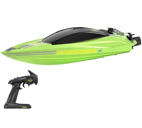 Радиоуправляемый катер с водяной помпой Green HydroJet (25 км/ч, 42 см) - HC807-GREEN Радиоуправляемый катер с водяной помпой Green HydroJet (25 км/ч, 42 см) - HC807-GREEN