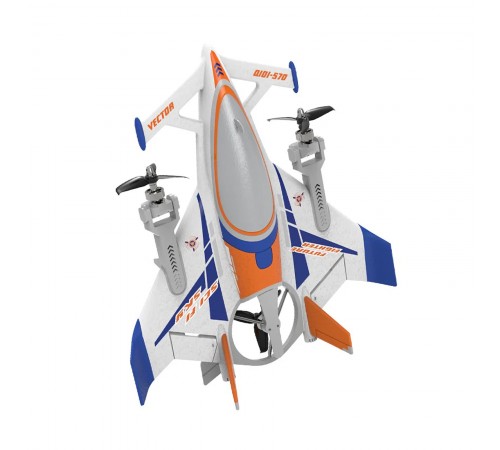 Радиоуправляемый самолет дрон SCI Fi Sky VTOL 3D6G 8ch - QIDI-570-BLUE Радиоуправляемый самолет дрон SCI Fi Sky VTOL 3D6G 8ch - QIDI-570-BLUE