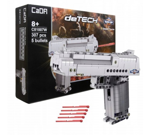 Конструктор CADA deTech пистолет Desert Falcon, 307 деталей - C81007W Конструктор CADA deTech пистолет Desert Falcon, 307 деталей - C81007W