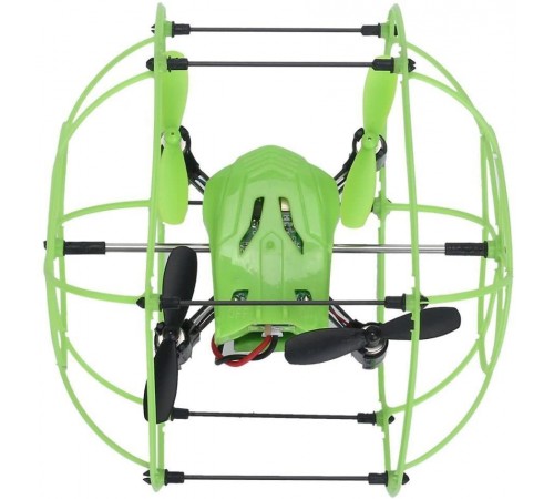 Радиоуправляемый квадрокоптер с защитной сеткой Green SkyWalker - HM1336-GREEN Радиоуправляемый квадрокоптер с защитной сеткой Green SkyWalker - HM1336-GREEN