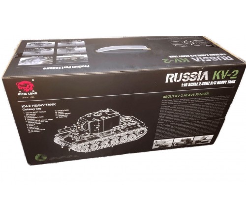 Радиоуправляемый танк Heng Long KV-2 (Россия) MS version V7.0 масштаб 1:16 - 3949-1UpgA V7.0