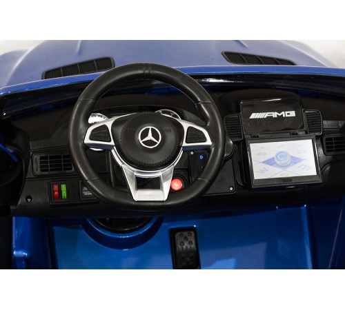 Детский электромобиль Mercedes Benz GLS63 LUXURY 4WD 12V MP4 - White - HL228-LUX-MP4