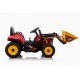 Детский электромобиль XMX трактор с ковшом (красный, EVA, пульт, 12V) - XMX611U-RED