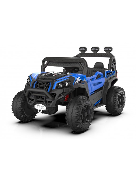 Детский электромобиль Багги (полный привод, EVA, 12V) - HC-301B-4WD-BLUE