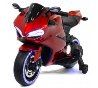 Детский электромотоцикл Ducati Red (12V, EVA, ручка газа) - FT-1628-SP-RED