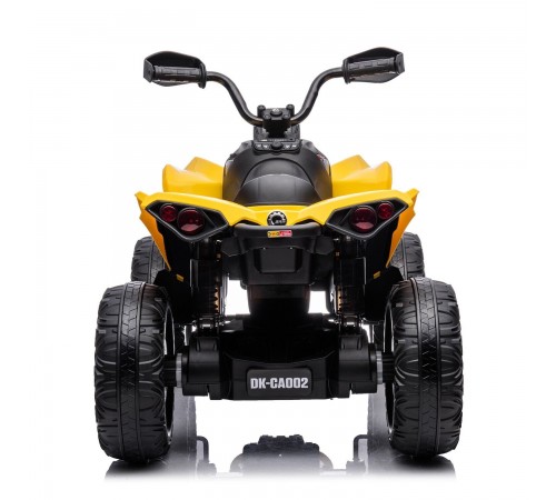 Детский электроквадроцикл BRP Can-Am Renegade (12V, полный привод, желтый) - DK-CA002-YELLOW