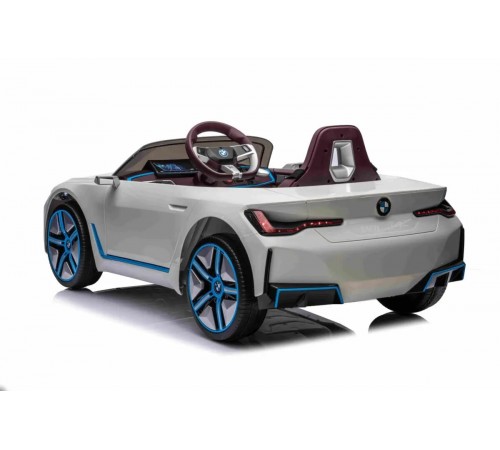 Детский электромобиль BMW I4 (полный привод, 12V) - JE1009-WHITE Детский электромобиль BMW I4 (полный привод, 12V) - JE1009-WHITE