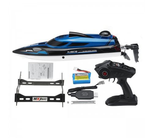 Радиоуправляемый катер Blue SpeedBoat (36 см, 25 км/ч, 2.4G) - HJ808-A2 Радиоуправляемый катер Blue SpeedBoat (36 см, 25 км/ч, 2.4G) - HJ808-A2