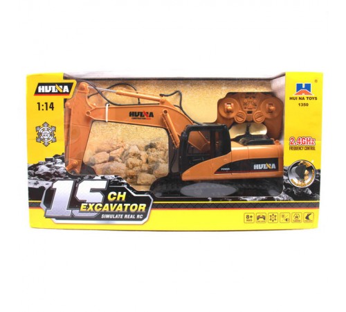 Радиоуправляемый экскаватор HUI NA TOYS масштаб 1:14 2.4G - HN1350