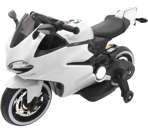 Детский электромотоцикл Ducati White 12V - FT-1628-WHITE Детский электромотоцикл Ducati White 12V - FT-1628-WHITE