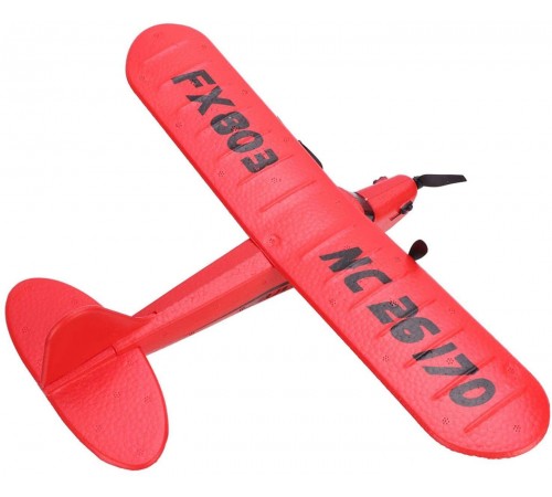 Радиоуправляемый самолет Piper Cub J3 для начинающих 2.4G - FX803-RED Радиоуправляемый самолет Piper Cub J3 для начинающих 2.4G - FX803-RED