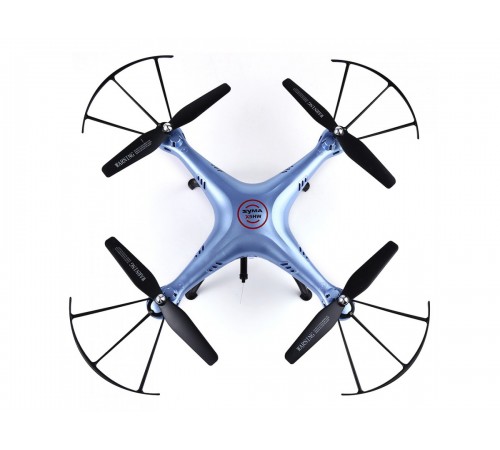 Радиоуправляемый синий квадрокоптер Syma X5HW с барометром Wi-Fi FPV - X5HW-B Радиоуправляемый синий квадрокоптер Syma X5HW с барометром Wi-Fi FPV - X5HW-B