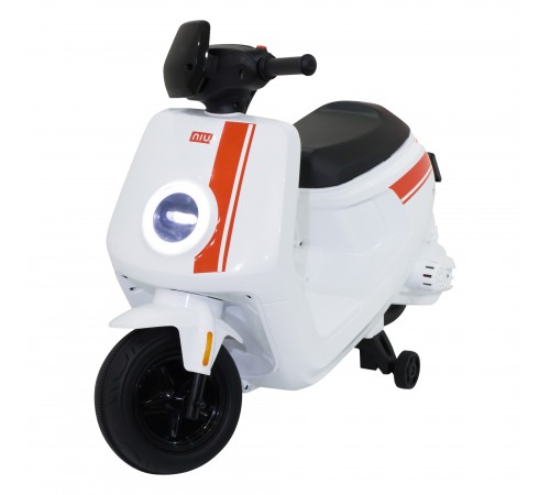 Детский электромотоцикл скутер с пультом управления NIU MQi+ Sport 12V - AHL012-WHITE Детский электромотоцикл скутер с пультом управления NIU MQi+ Sport 12V - AHL012-WHITE