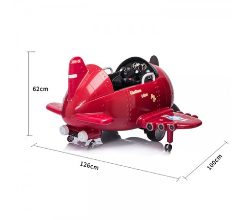 Детский электромобиль - самолет 12V - JJ20201-RED Детский электромобиль - самолет 12V - JJ20201-RED