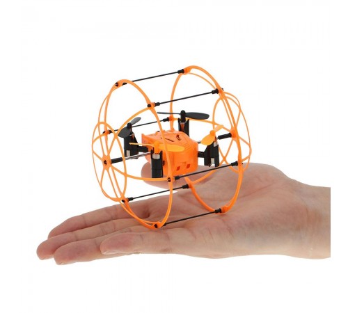 Радиоуправляемый квадрокоптер с защитной сеткой Orange SkyWalker - HM1336 Радиоуправляемый квадрокоптер с защитной сеткой Orange SkyWalker - HM1336