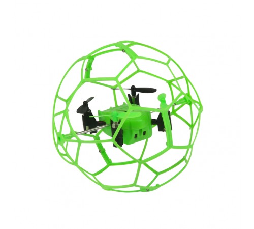 Радиоуправляемый квадрокоптер Helimax Green SkyWalker в сетке - HM1340-GREEN Радиоуправляемый квадрокоптер Helimax Green SkyWalker в сетке - HM1340-GREEN