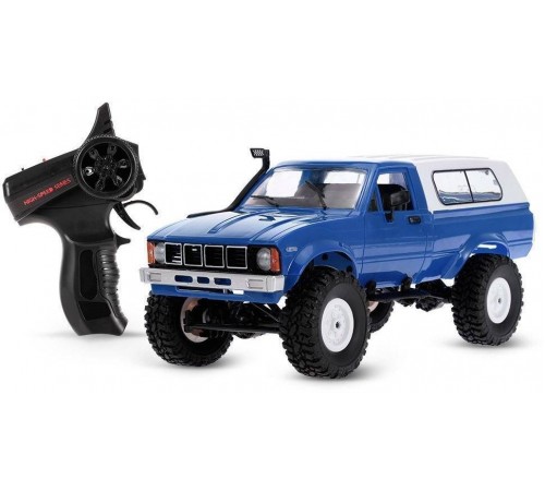 Радиоуправляемая машина WPL пикап Hilux (синяя) 4WD 2.4G 1:16 RTR - WPLC-24-BLUE Радиоуправляемая машина WPL пикап Hilux (синяя) 4WD 2.4G 1:16 RTR - WPLC-24-BLUE