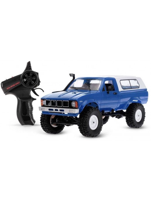Радиоуправляемая машина WPL пикап Hilux (синяя) 4WD 2.4G 1:16 RTR - WPLC-24-BLUE