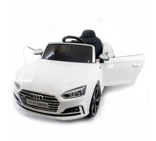 Детский электромобиль Audi S5 Cabriolet LUXURY 2.4G - White - HL258-LUX-W Детский электромобиль Audi S5 Cabriolet LUXURY 2.4G - White - HL258-LUX-W