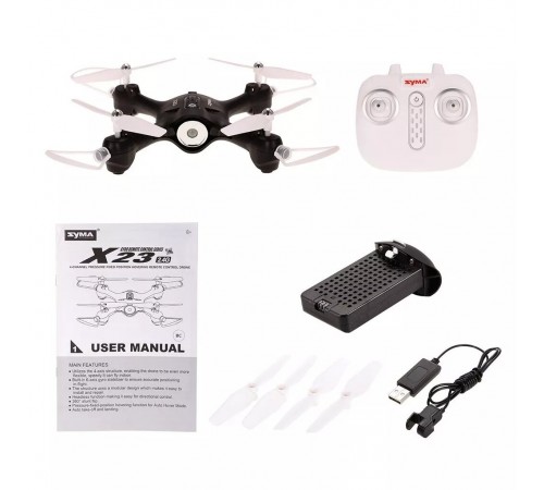 Радиоуправляемый квадрокоптер Syma X23 Black 6-AXIS RTF 2.4G - X23-BLACK