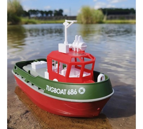 Радиоуправляемый буксир Tugboat зеленый 2.4G 1:72 - HL-3800-G Радиоуправляемый буксир Tugboat зеленый 2.4G 1:72 - HL-3800-G