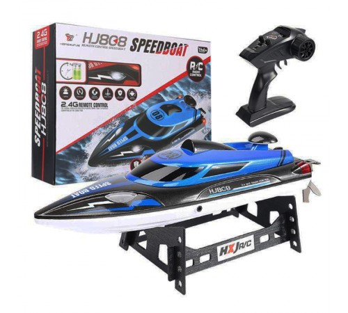 Радиоуправляемый катер Blue SpeedBoat (36 см, 25 км/ч, 2.4G) - HJ808-A2 Радиоуправляемый катер Blue SpeedBoat (36 см, 25 км/ч, 2.4G) - HJ808-A2