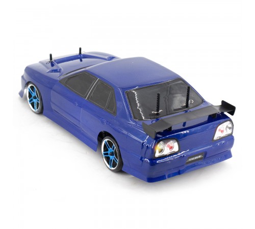 Радиоуправляемый автомобиль для дрифта HSP Flying Fish 1 LED фары 4WD 1:10 - 94123T-12330-BL