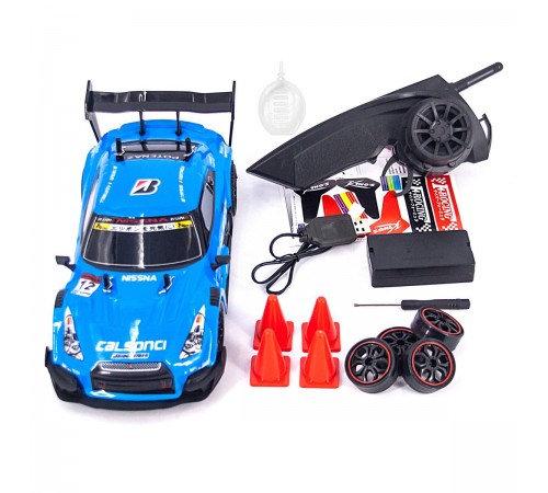Радиоуправляемая машина для дрифта Nissan GTR R35 (свет, пар, 4WD 1:14) - RC-18C-1