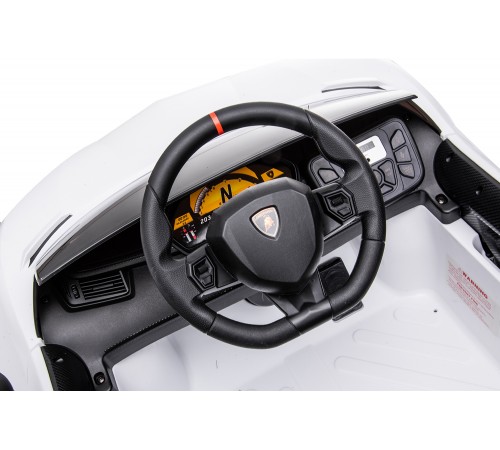 Детский электромобиль Lamborghini Aventador SV Roadster 2WD 12V - BDM0931-WHITE