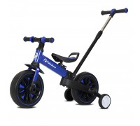 Детский велосипед-беговел 4 в 1 Fobuiwe 110 с родительской ручкой - FB-110-PLUS-BLUE