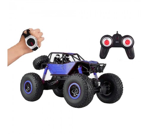 Радиоуправляемый синий краулер MZ 4WD 1:10 (48 см, пульт+часы) - MZ-YY2025-BLUE Радиоуправляемый синий краулер MZ 4WD 1:10 (48 см, пульт+часы) - MZ-YY2025-BLUE