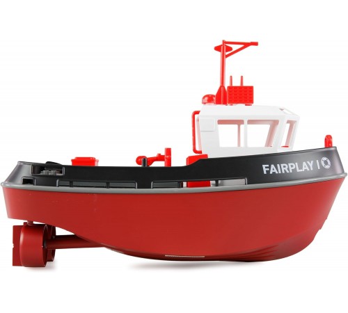 Радиоуправляемый буксир Tugboat черный 2.4G 1:72 - HL-3800-B