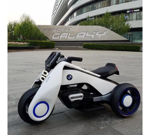 Детский электромотоцикл BMW Vision Next 100 Mini (трицикл) - BQD-6199-WHITE Детский электромотоцикл BMW Vision Next 100 Mini (трицикл) - BQD-6199-WHITE