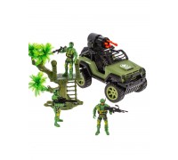 Радиоуправляемый джип Zhorya (стреляет ракетами, солдаты) - ZYB-B3022