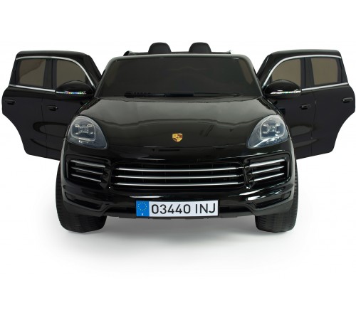 Детский электромобиль PORSCHE CAYENNE S 12V - JJ2128-BLACK-PAINT