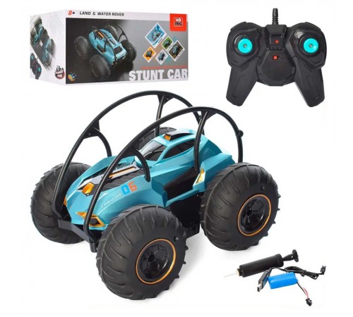 Радиоуправляемая синяя амфибия (влагозащита, надувные колеса, 4WD) - WD01-1-BLUE Радиоуправляемая синяя амфибия (влагозащита, надувные колеса, 4WD) - WD01-1-BLUE