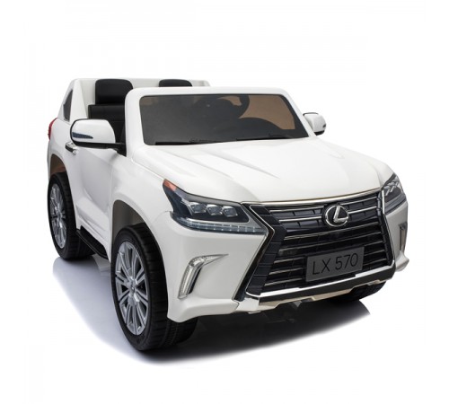 Детский электромобиль Lexus LX570 4WD MP4 - DK-LX570-WHITE-MP4