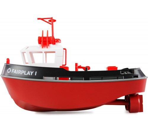 Радиоуправляемый буксир Tugboat черный 2.4G 1:72 - HL-3800-B