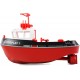 Радиоуправляемый буксир Tugboat черный 2.4G 1:72 - HL-3800-B