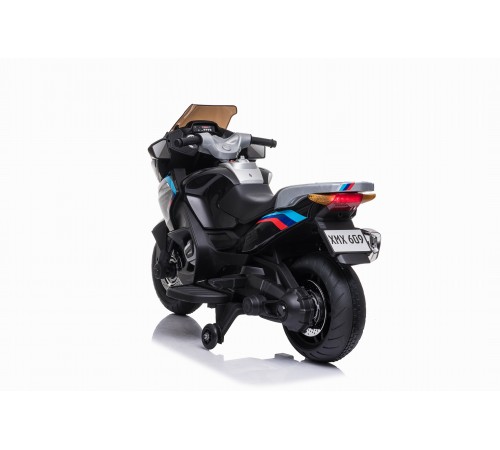 Детский электромотоцикл XMX (черный, EVA, с ручкой газа, 12V) - XMX609-BLACK Детский электромотоцикл XMX (черный, EVA, с ручкой газа, 12V) - XMX609-BLACK